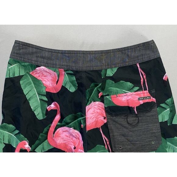 Rip Curl Mirage Lightweight Quick Dry Board Shorts. Flamingo Print, Men's 28 EUC - Picture 5 of 5